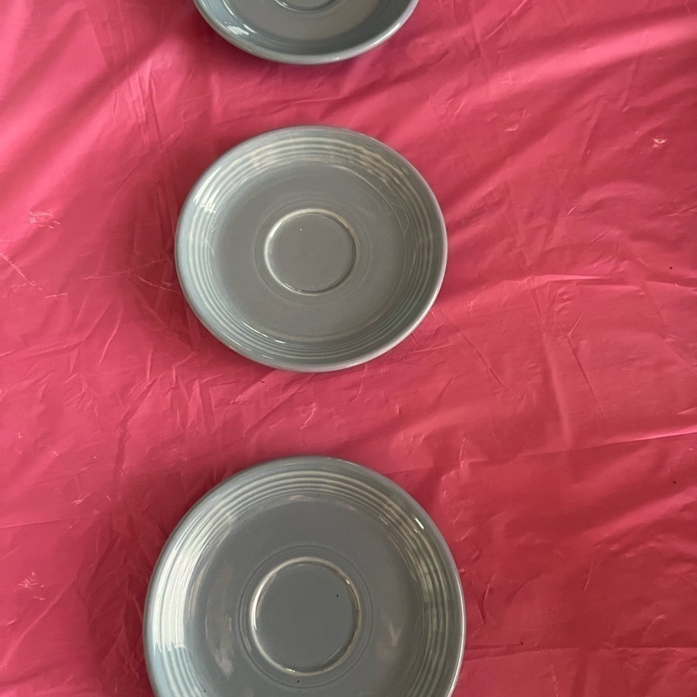 🌿FIESTA VINTAGE SAUCER PLATES - Picture 2 of 4
